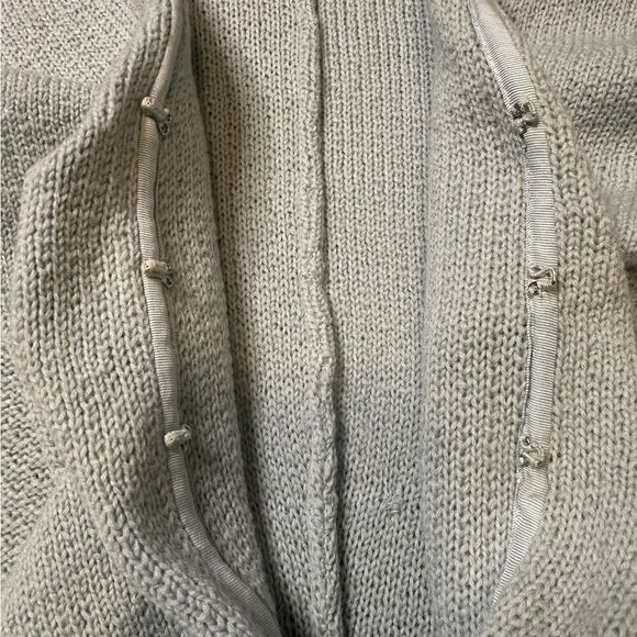 Anthropologie Moth Ruffle Front Merino Wool Cardigan Size Small - Picture 12 of 16